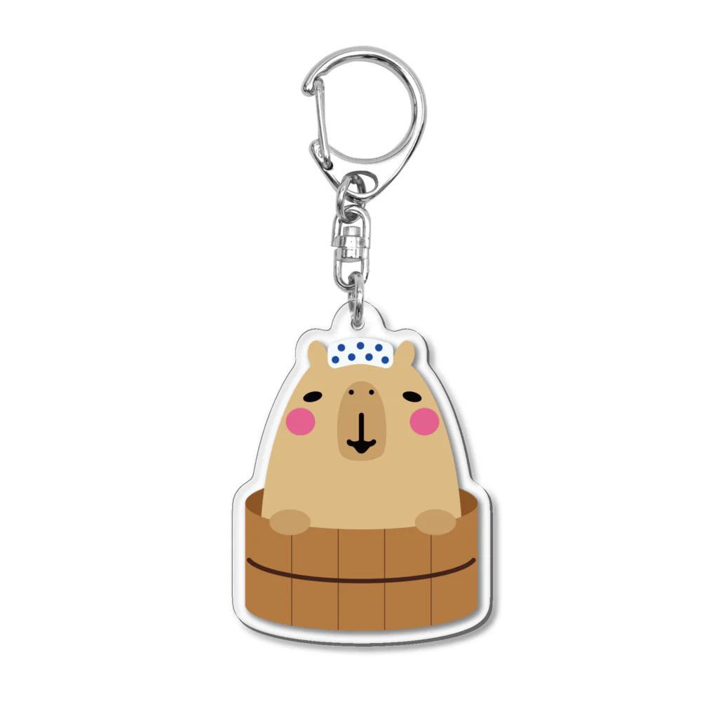 永嶋彩菜｜カピバラ部のいい湯だな♨ Acrylic Key Chain