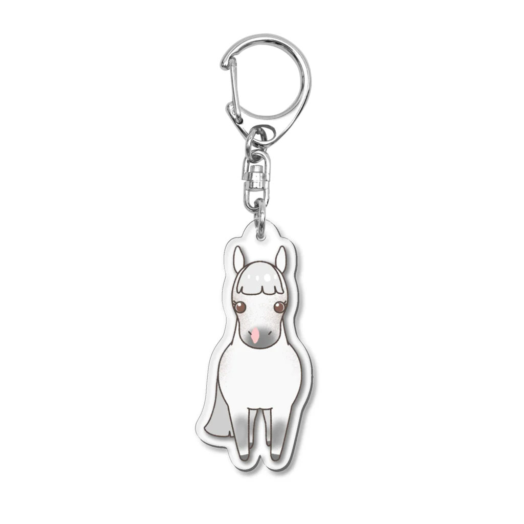 ゆるかわ馬グッズ　芦峅ホースヴィレッジのゆるかわ馬　イーグルくん Acrylic Key Chain