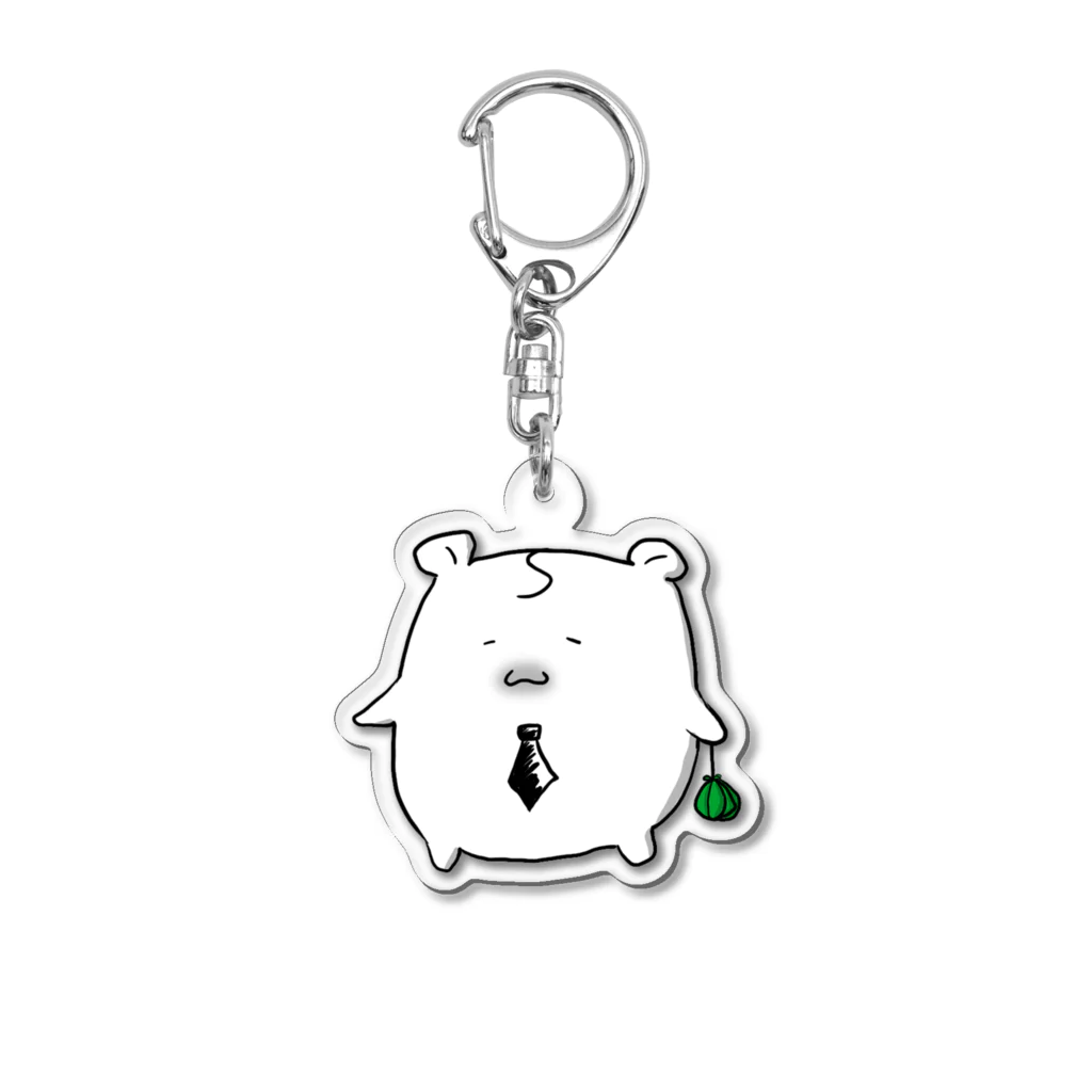 BabyShu shopのご機嫌な鷺ハム Acrylic Key Chain