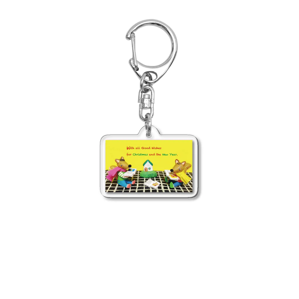 PETDOGSのピッチとパッチのクリスマス2016 Acrylic Key Chain