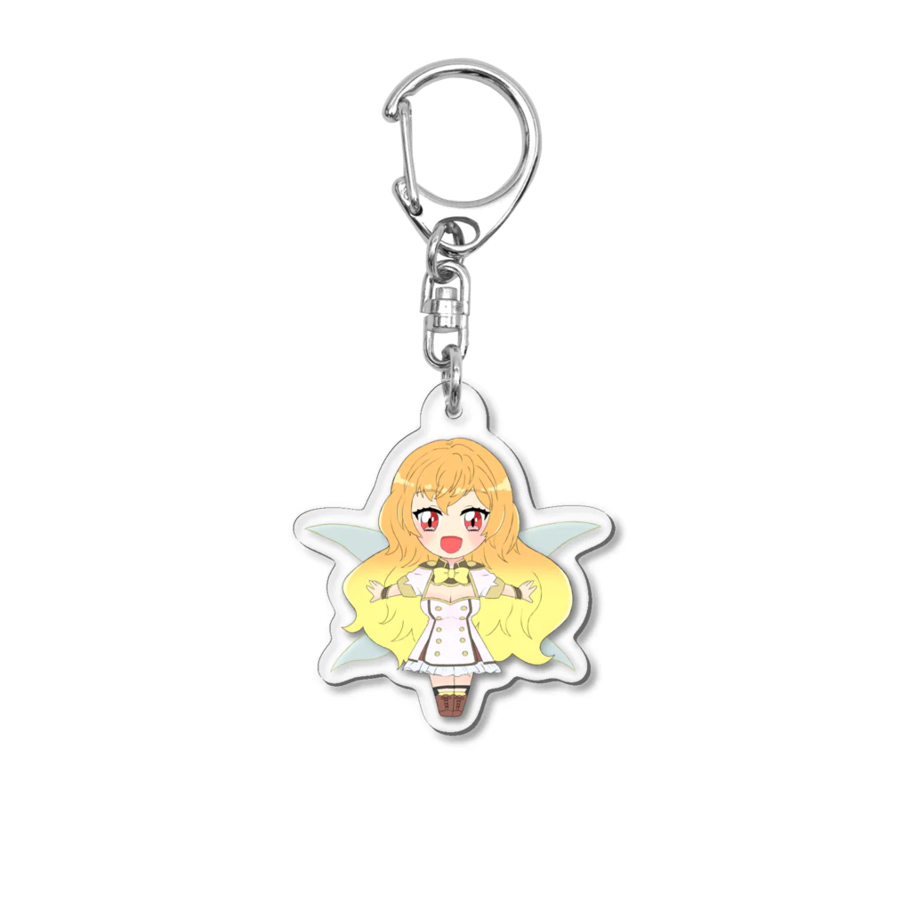 吉祥浪漫艇のカレーの妖精かれちゃん Acrylic Key Chain