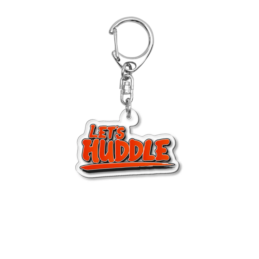 letshuddleのレッツハドル（文字ロゴ版） Acrylic Key Chain