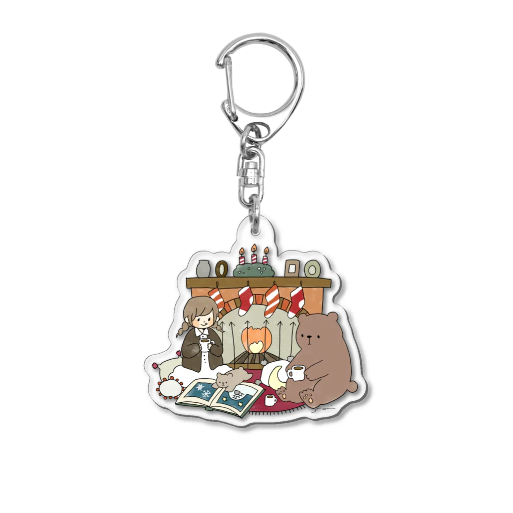 anwonのよながのコーヒー Acrylic Key Chain