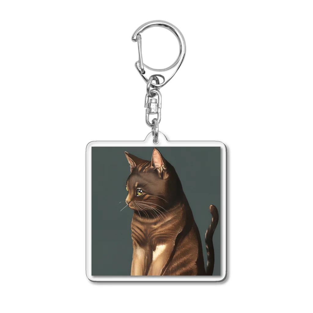 cat's pawのねこ Acrylic Key Chain