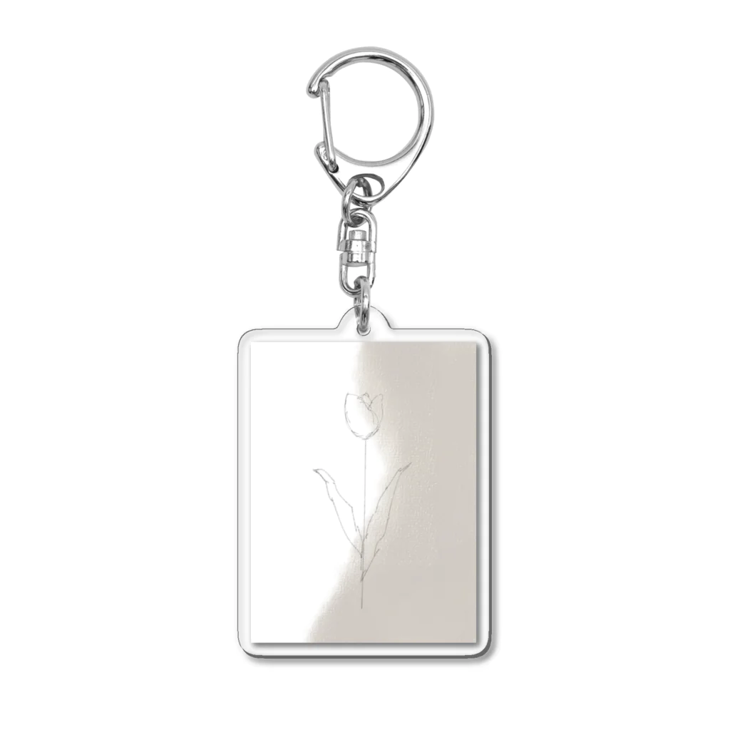 rilybiiのTulip Art Acrylic Key Chain