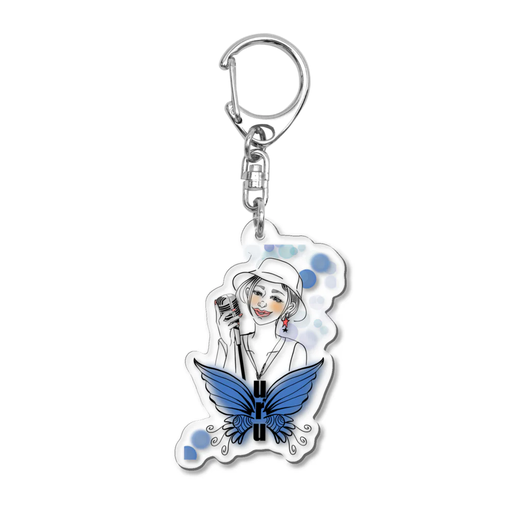 🫧🦋uru🎙ぅʓ👠💕の🫧🦋uru🎙ぅʓ👠💕クッション Acrylic Key Chain