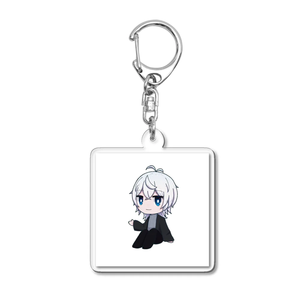 しろうるふのはくはつうるふの子 Acrylic Key Chain