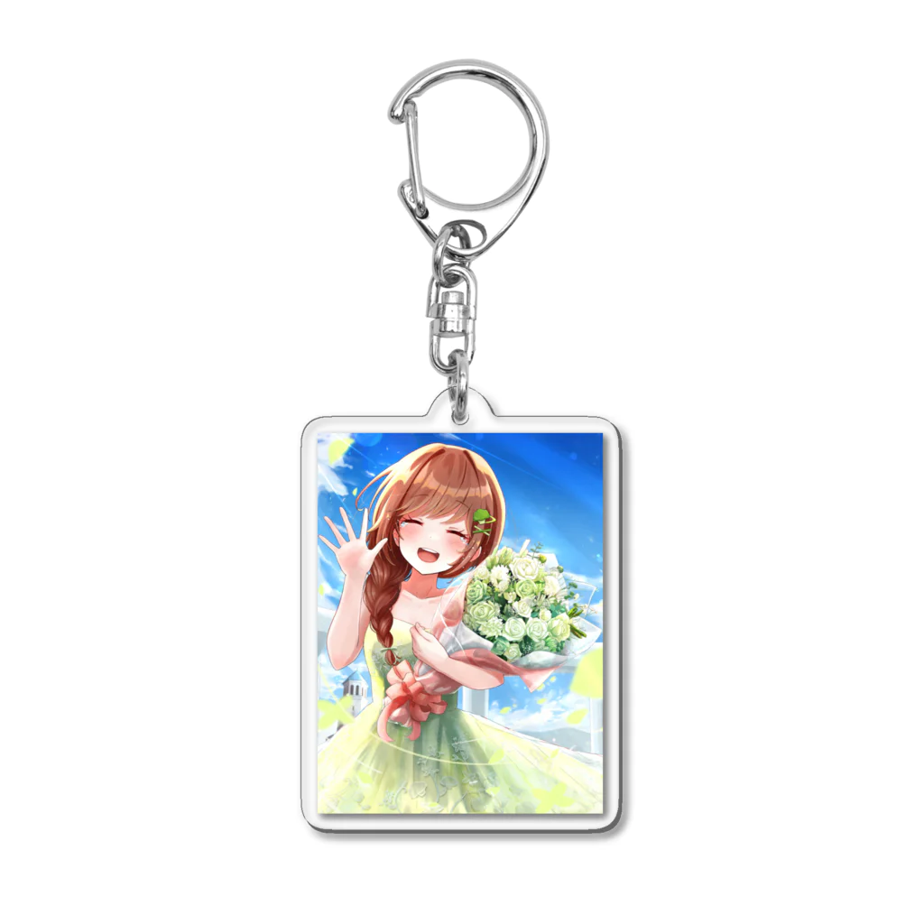 まるるんの引退記念グッズ Acrylic Key Chain