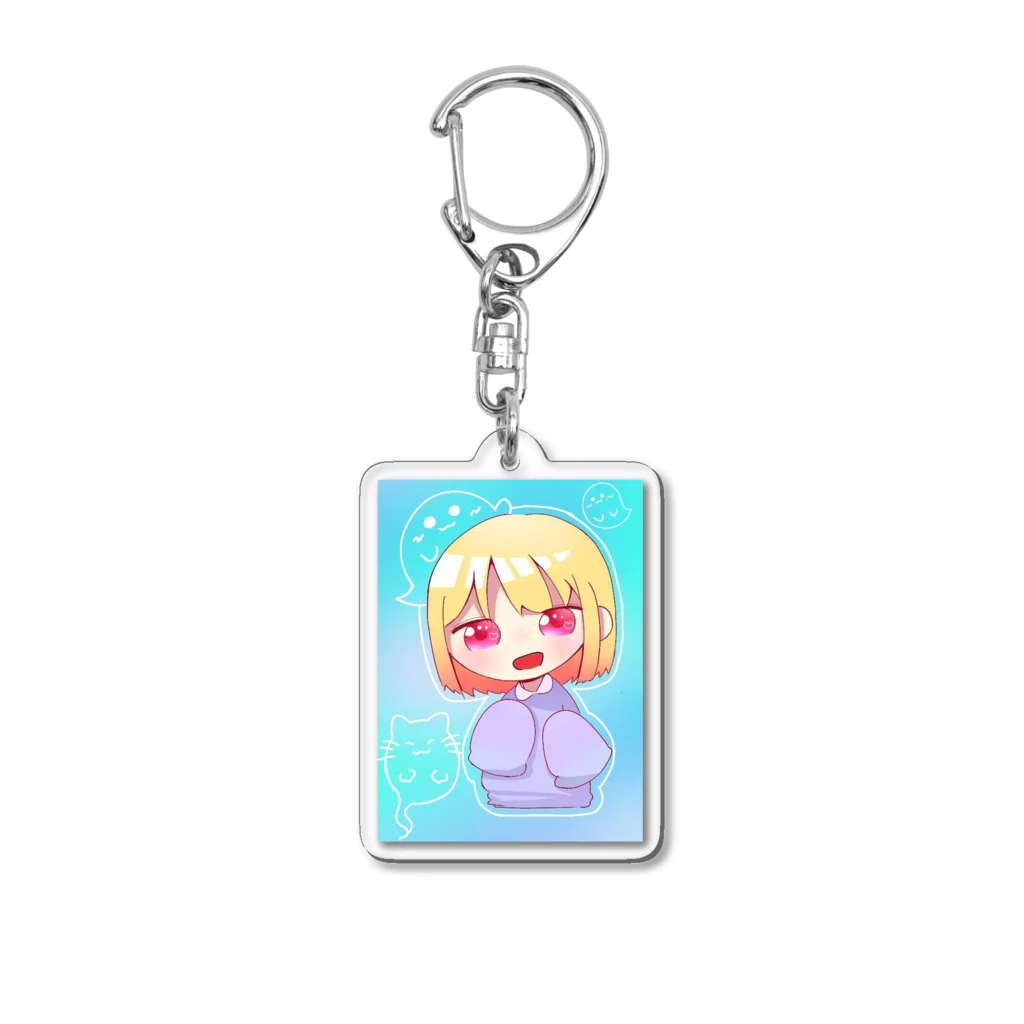 いろはの萌え袖パステル少女 Acrylic Key Chain