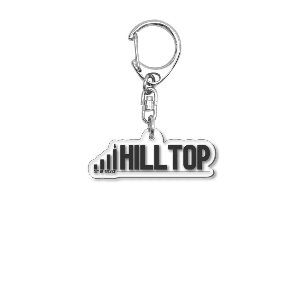 東風東🌃☕️のHILLTOP（黒） Acrylic Key Chain