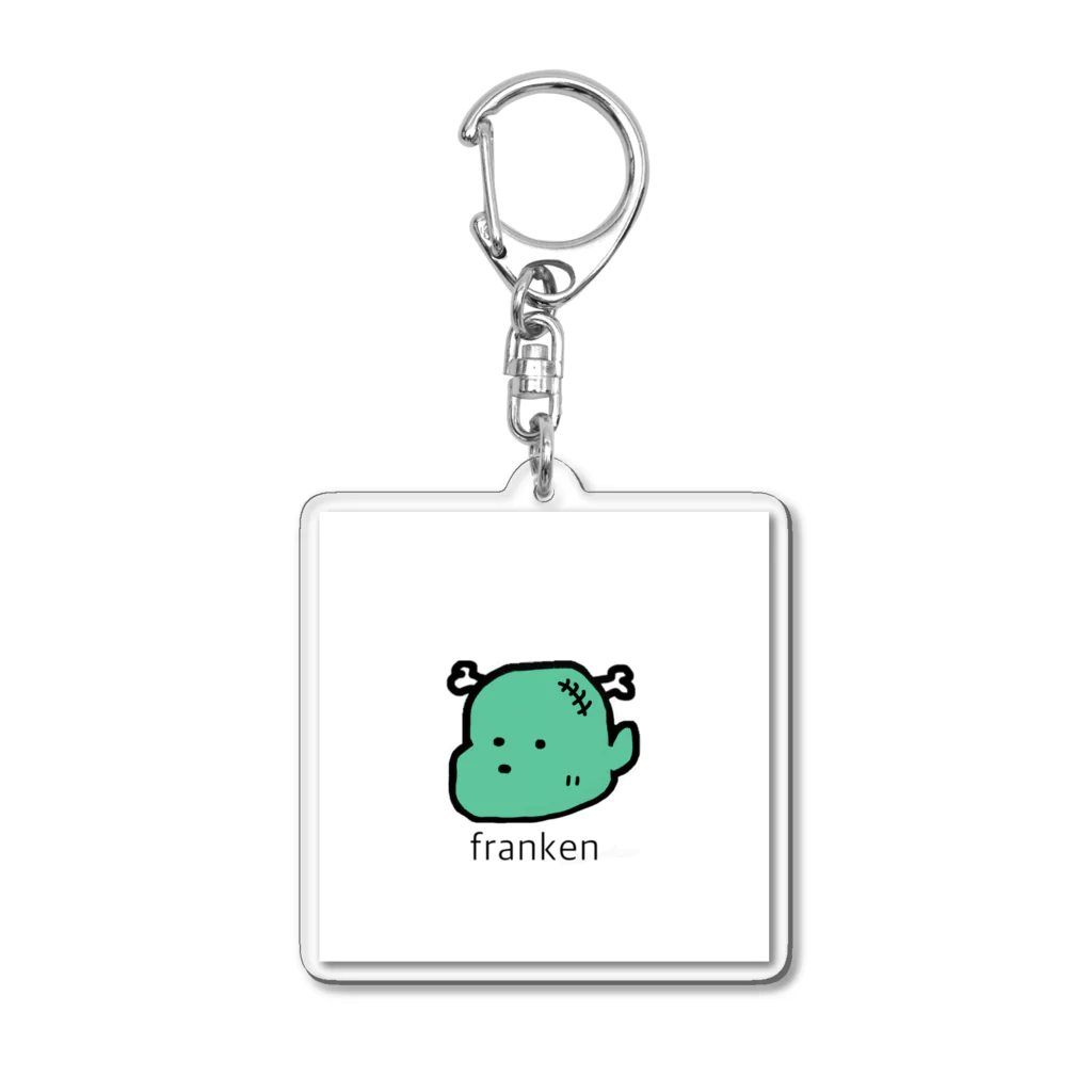 団体の人ですけど何か❔👑🛹🪁のフランケン Acrylic Key Chain