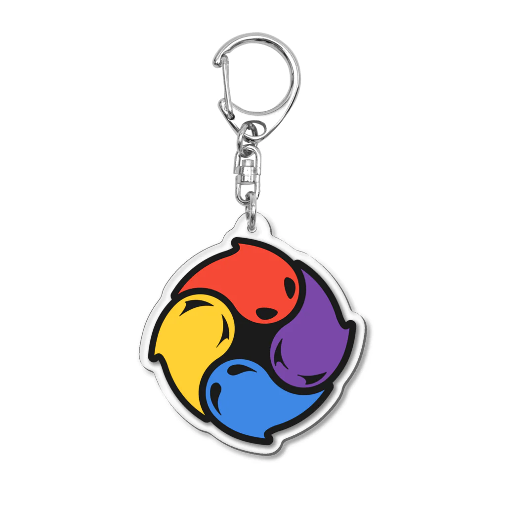 いやいや三敗のいやいや三敗(ロゴ) Acrylic Key Chain