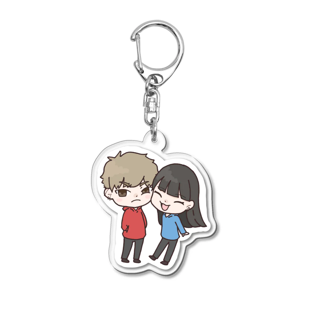 えく🍮の彼女と私のアクキーver.1.1 Acrylic Key Chain