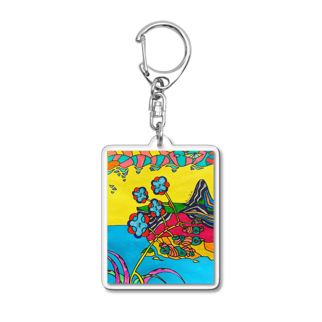 Madaminu Annaの高地に咲く花 Acrylic Key Chain