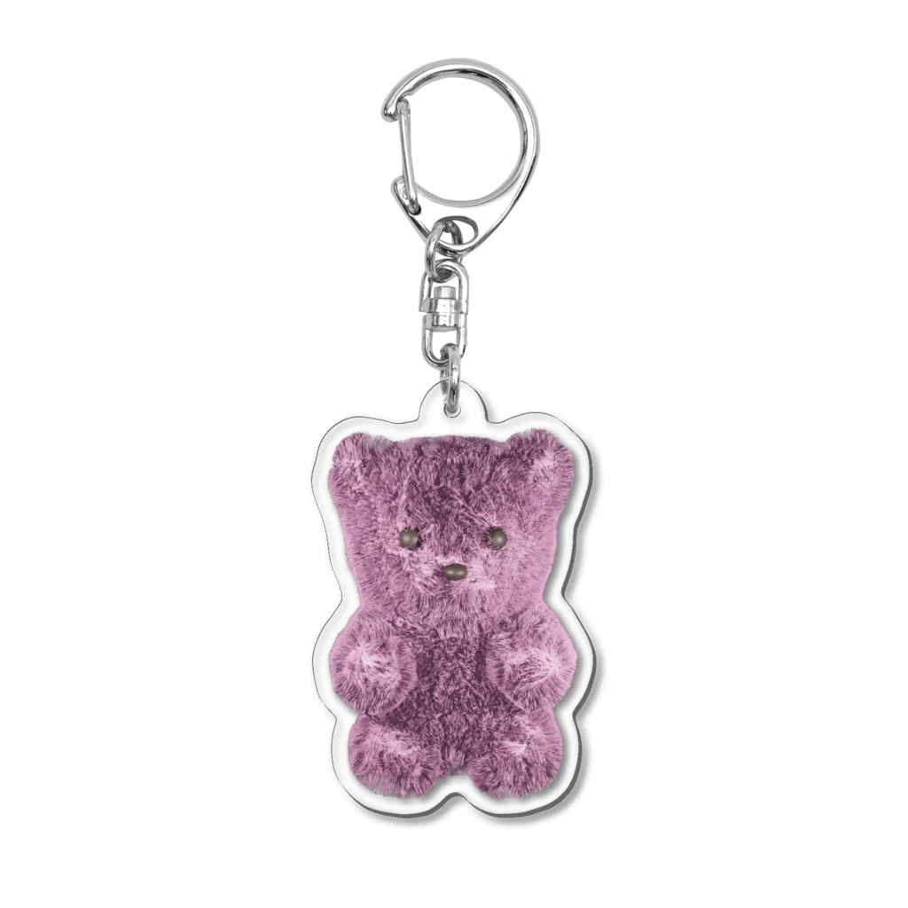 ふわふわすと〜くのぴんくのくまちゃむ Acrylic Key Chain