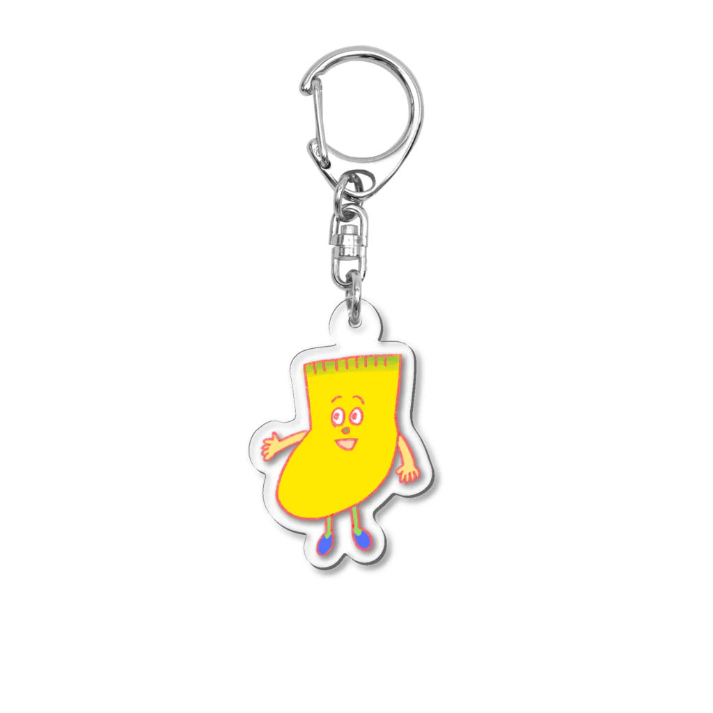 chachapoyaのくつしたボーイ Acrylic Key Chain