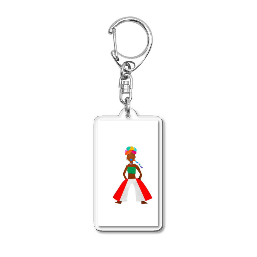 Betty Chan のパワーダンサー Acrylic Key Chain