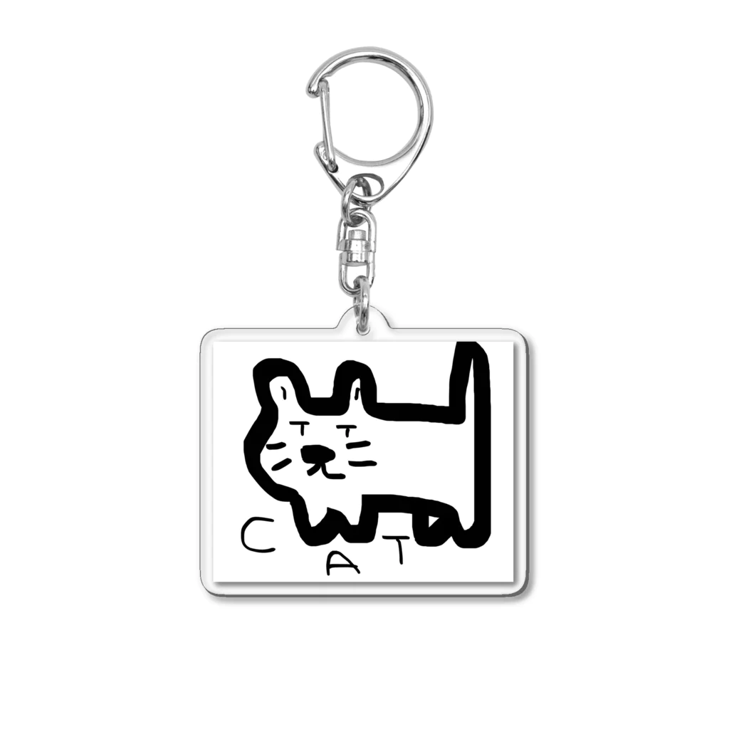 ちょこみんと🍫🍀のcat Acrylic Key Chain