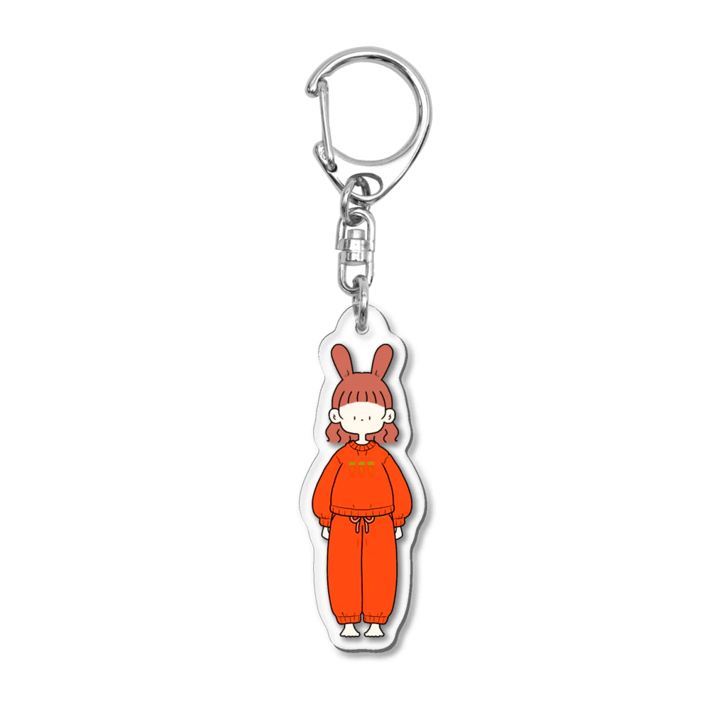 にか。の雑貨屋さん。の🐰こぴかうさぎ。06🥕 Acrylic Key Chain