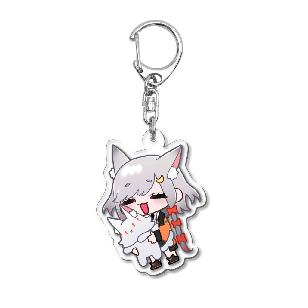 緋月ひの🌙☀️アニマル歌ってみた投稿🎂の緋常食を愛でるひの🌙アクキー Acrylic Key Chain