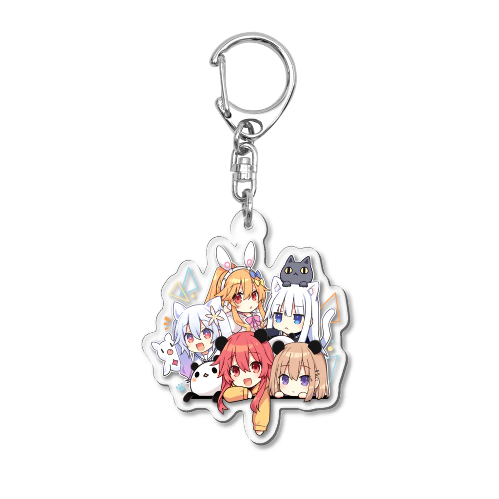 つなまよざのポケットつめこみSD Acrylic Key Chain