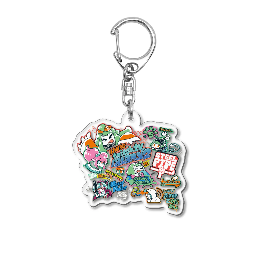 a-tan-picのライブペイント【56】 Acrylic Key Chain