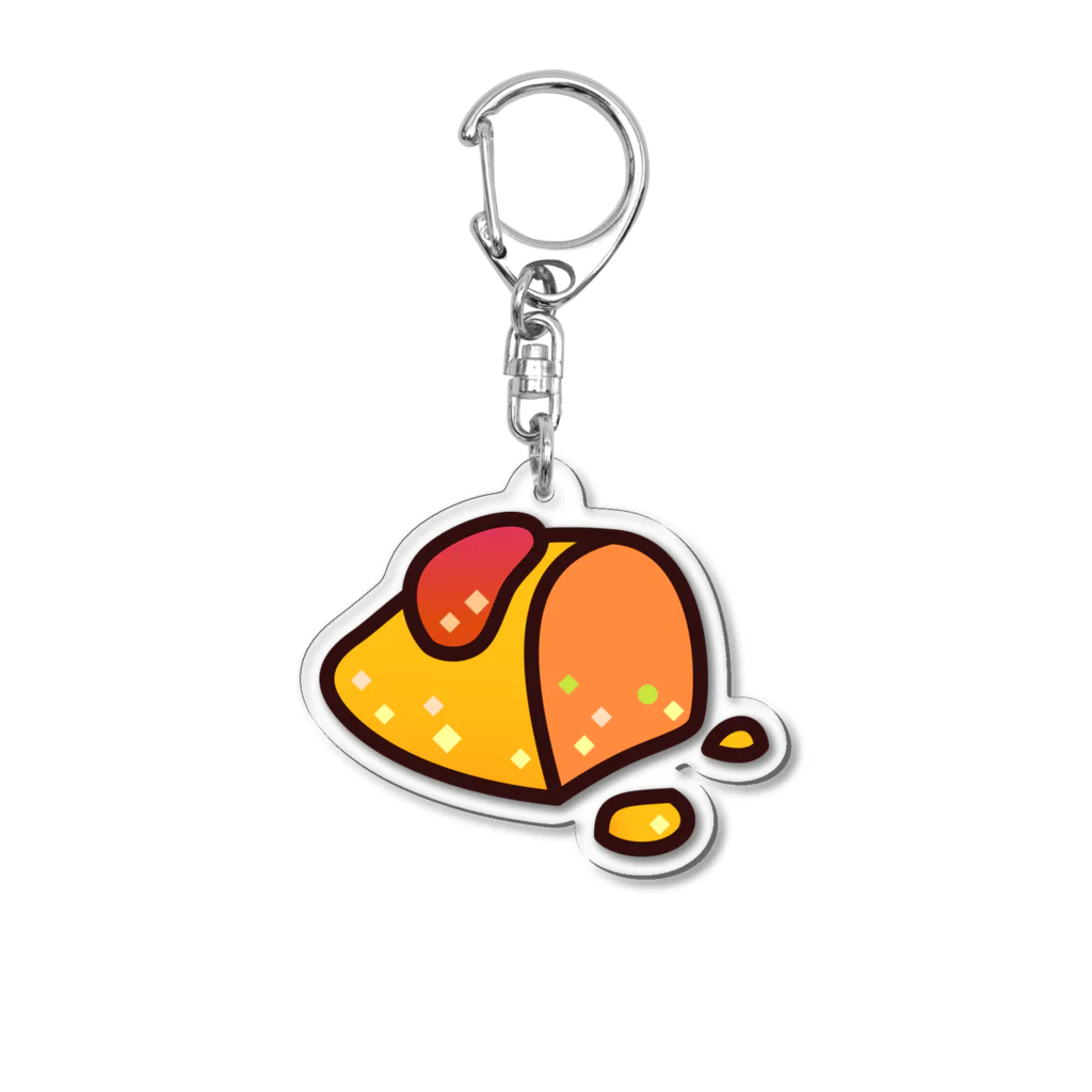 GABUの食べかけオムライス Acrylic Key Chain