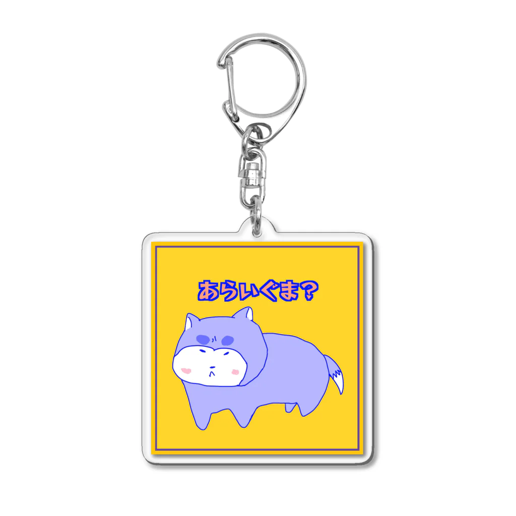 はつをのゆる絵のあらいぐま？ Acrylic Key Chain