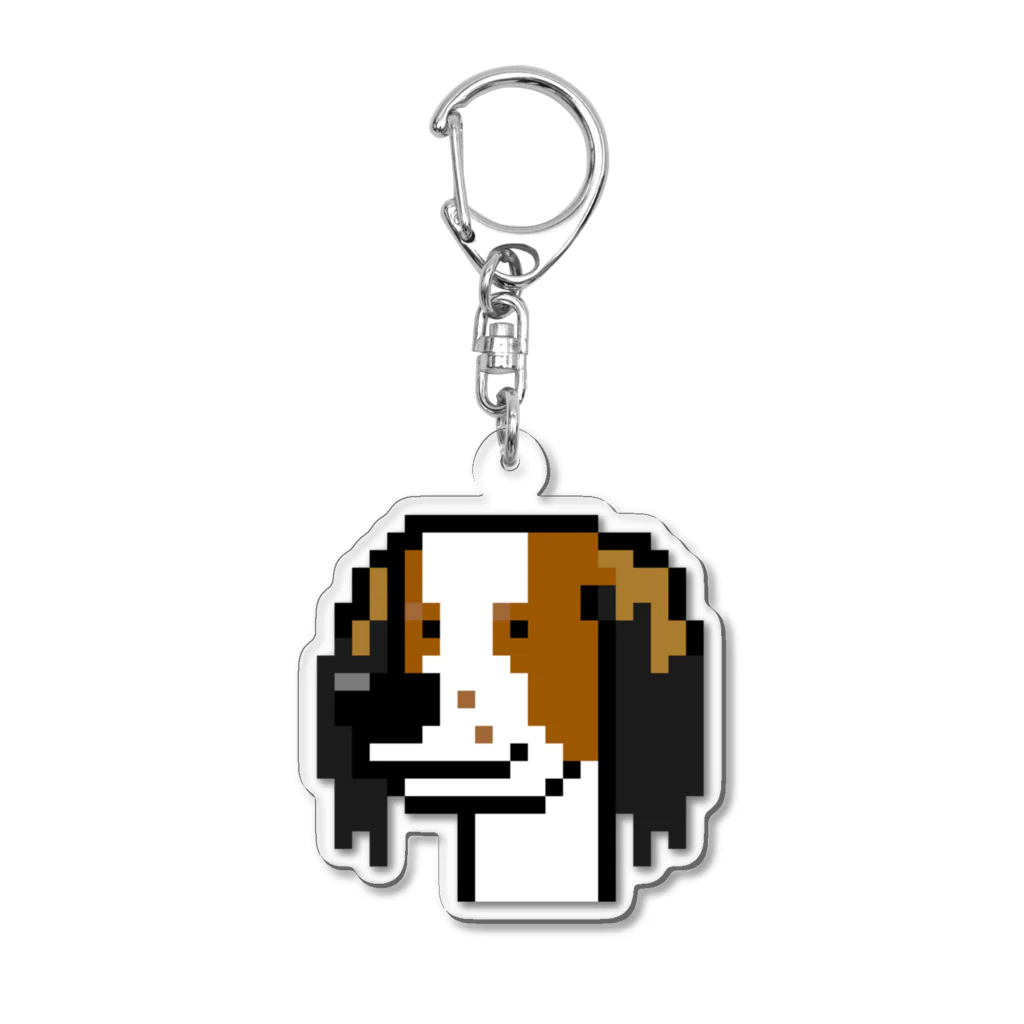 lily_dalmatianのLanaちゃん　pixel Acrylic Key Chain