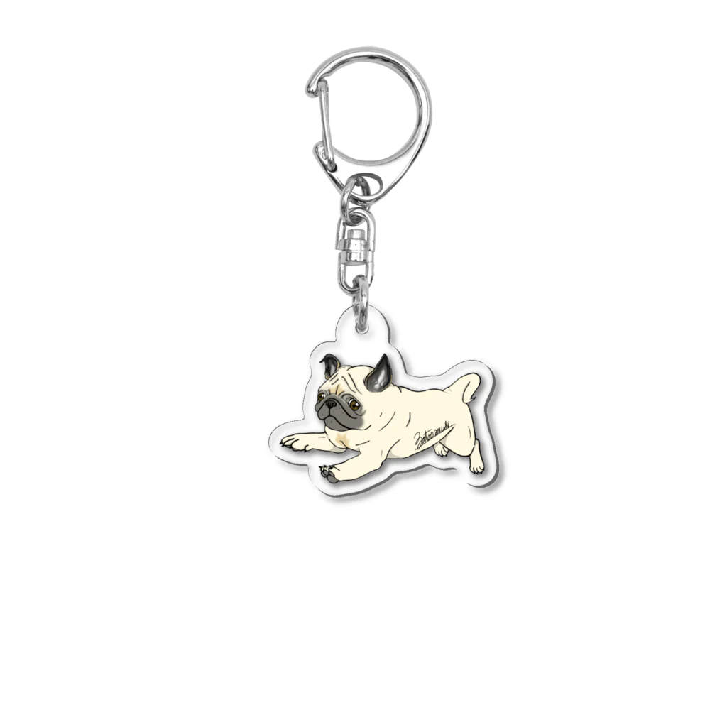 ざとうむし。のわんぱぐ。 Acrylic Key Chain