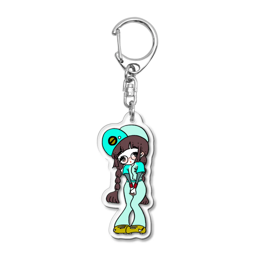 ファンシーショップにどみの5番サード 春日野 日向（かすがの ひなた） Acrylic Key Chain