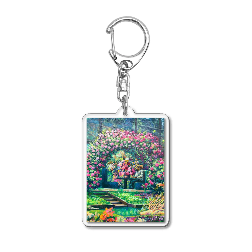 🌿Art shop Kano🌿の山羊と少女（8歳の肖像、部分） Acrylic Key Chain