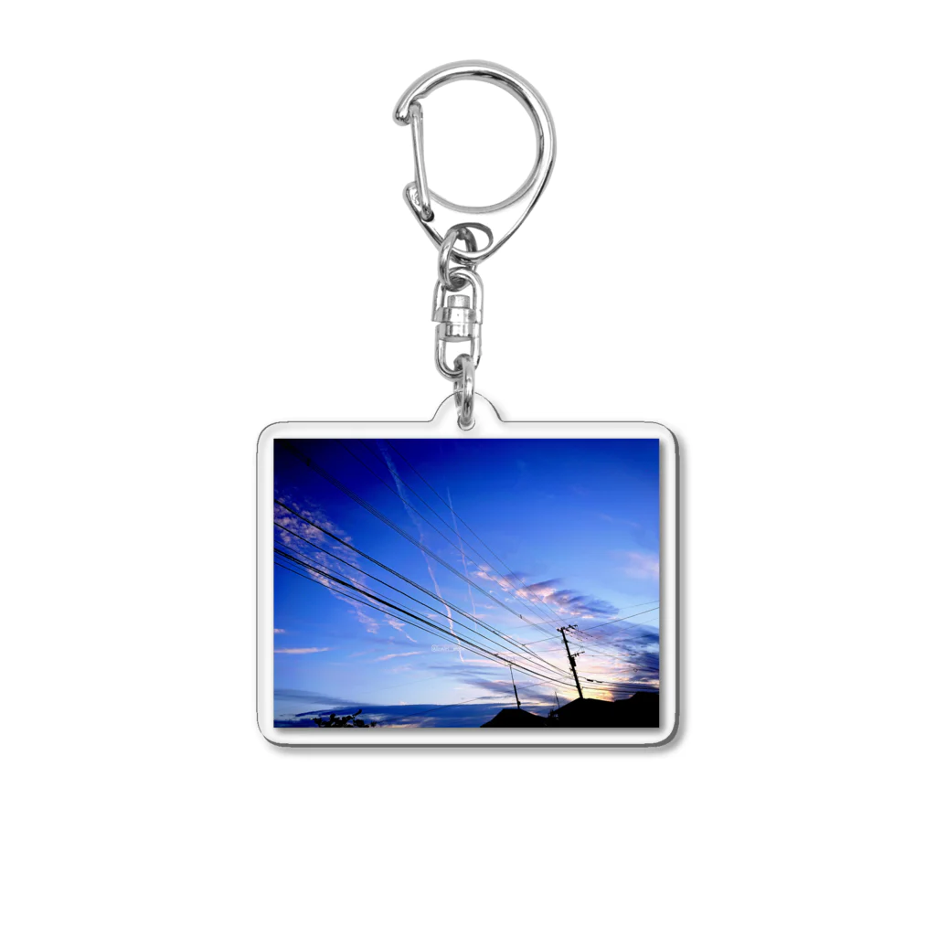 葉月の電柱のある風景 A Acrylic Key Chain