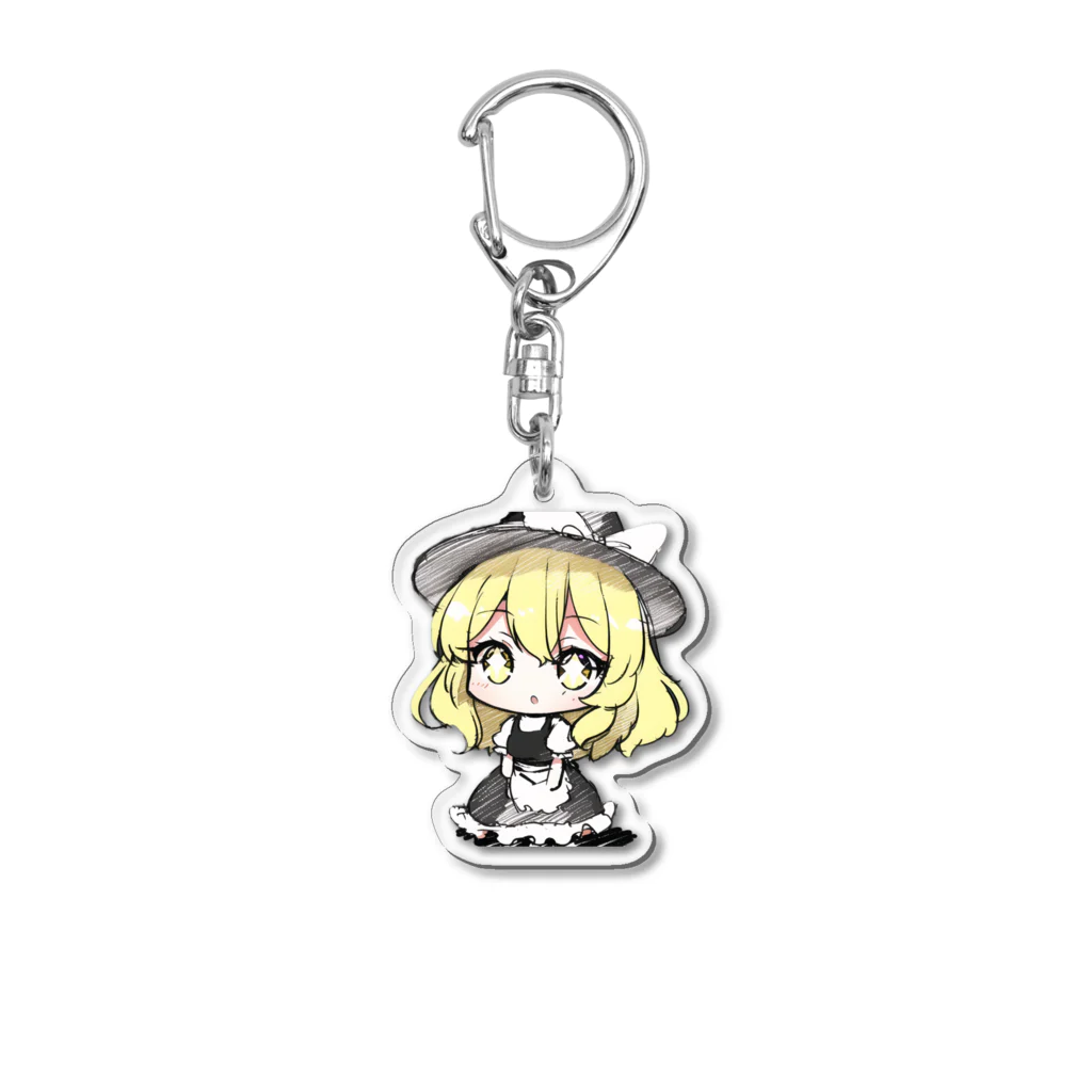 Sagittarius22のスケッチ魔理沙　 Acrylic Key Chain