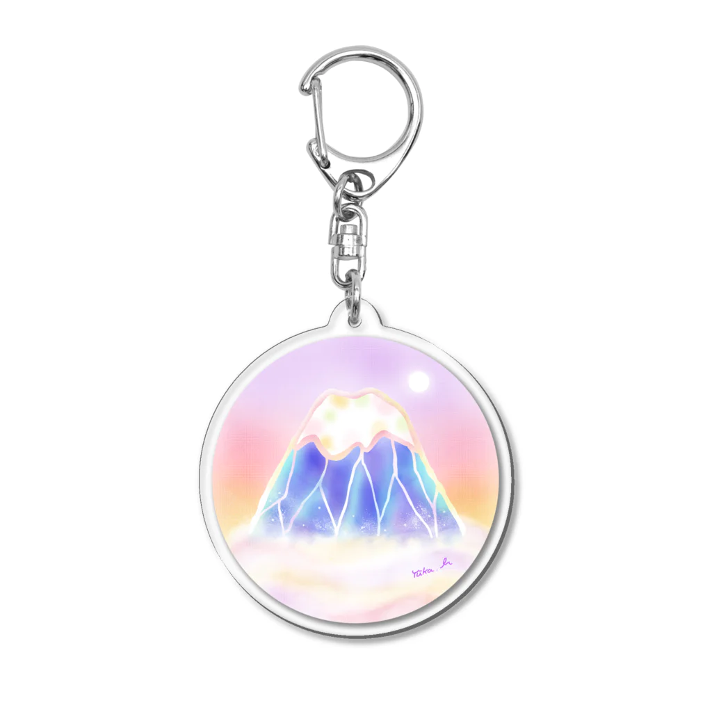 前田悠花｜イラストレーターの★富士山★ Acrylic Key Chain