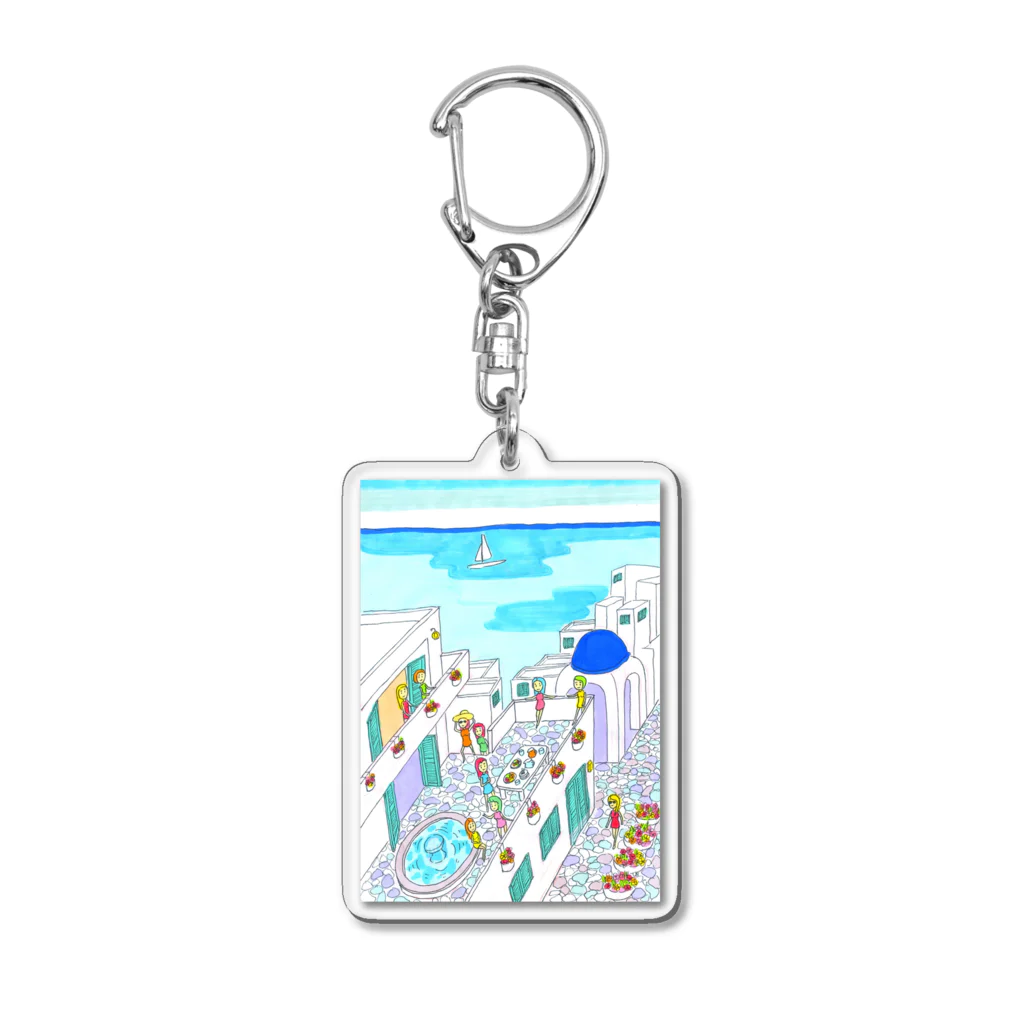 AKISENのエーゲ海ガールズ Acrylic Key Chain