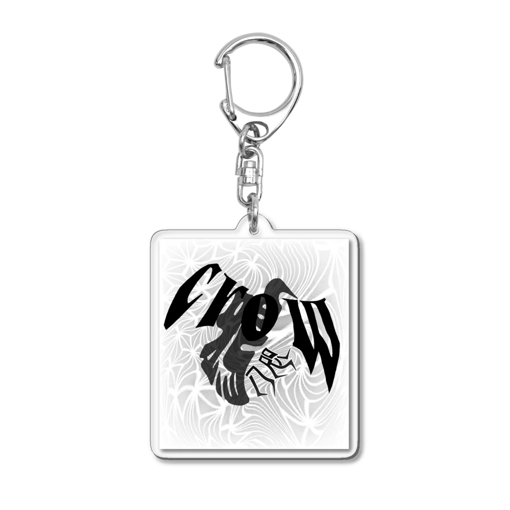 maccha47の八咫烏とCROW Acrylic Key Chain