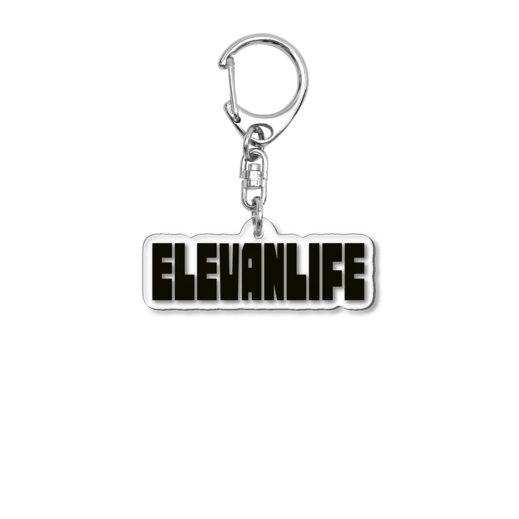 オンラインショップ「田んぼ」の「ELEVANLIFE」文字グッズ Acrylic Key Chain