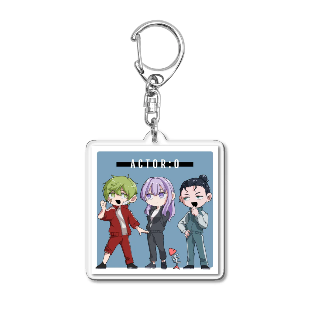 はるはあげもののアクゼロ自陣アクリルキーホルダー(練習風景) Acrylic Key Chain