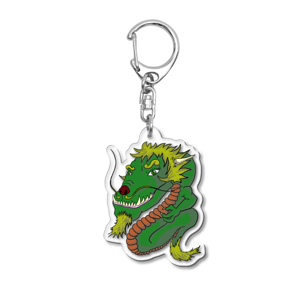 irootokosamuraiの十二支　辰年 Acrylic Key Chain