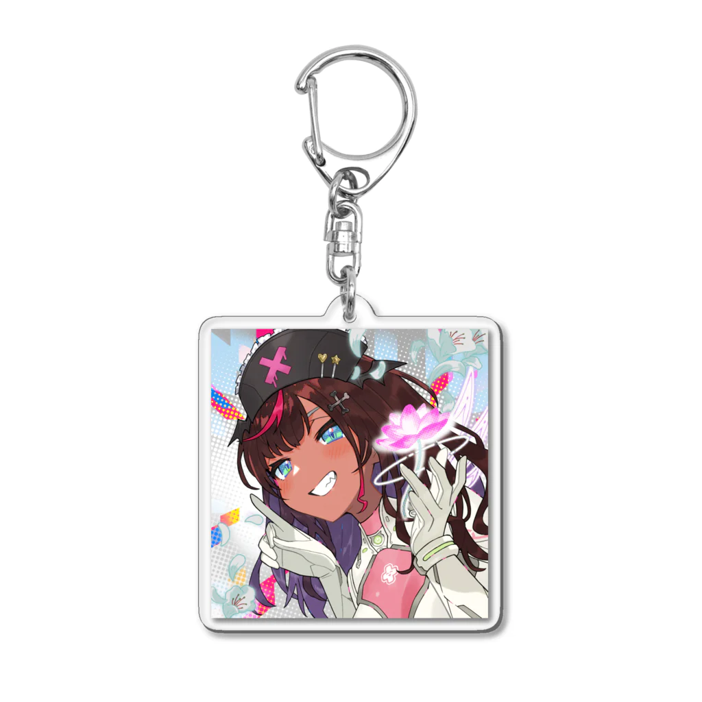 斎七のおみせのMEGAMI 09507 ちゃん！ Acrylic Key Chain