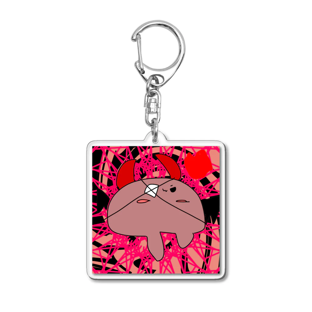 やみかわしょっぷ。のアクマんじゅう Acrylic Key Chain