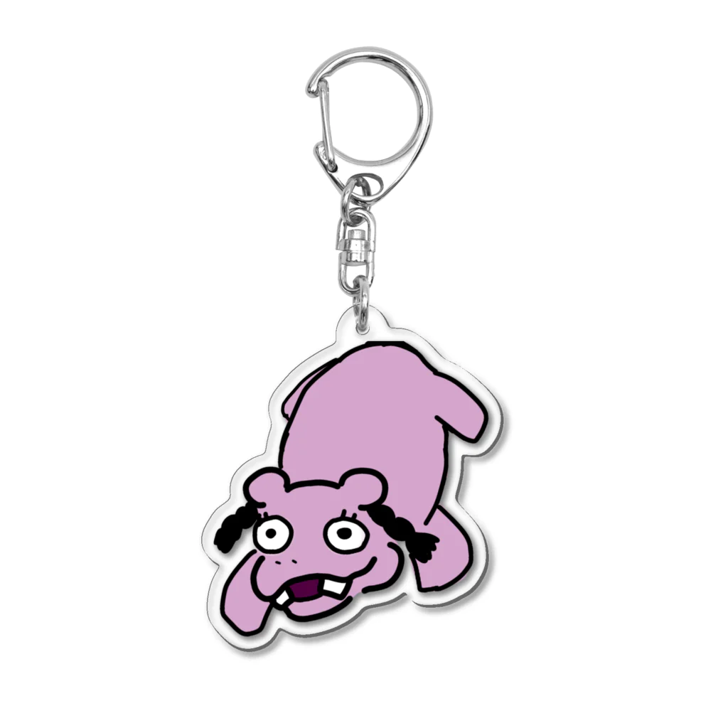 ヒビタスクのつれてけ！カバ美ちゃん！ Acrylic Key Chain