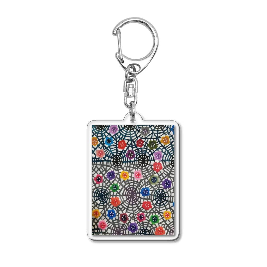 comomo629のSpiderweb Acrylic Key Chain