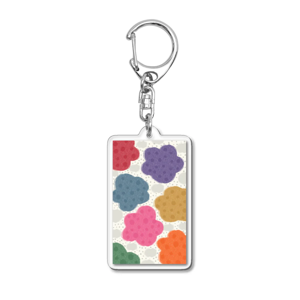 comomo629のFuwafuwa Flower Acrylic Key Chain