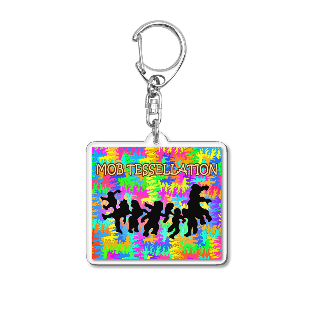 SAKURAMEDERUのモブパターン Acrylic Key Chain