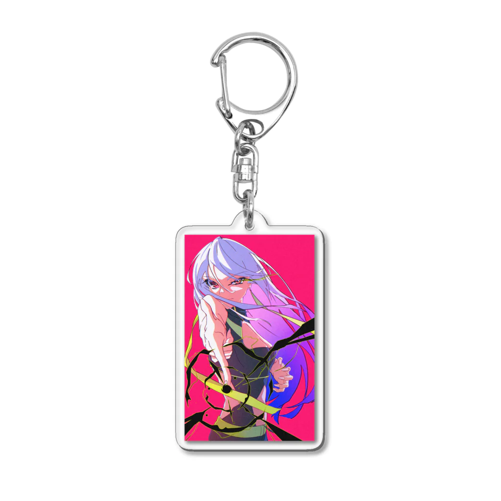 Batteryのone shot Acrylic Key Chain