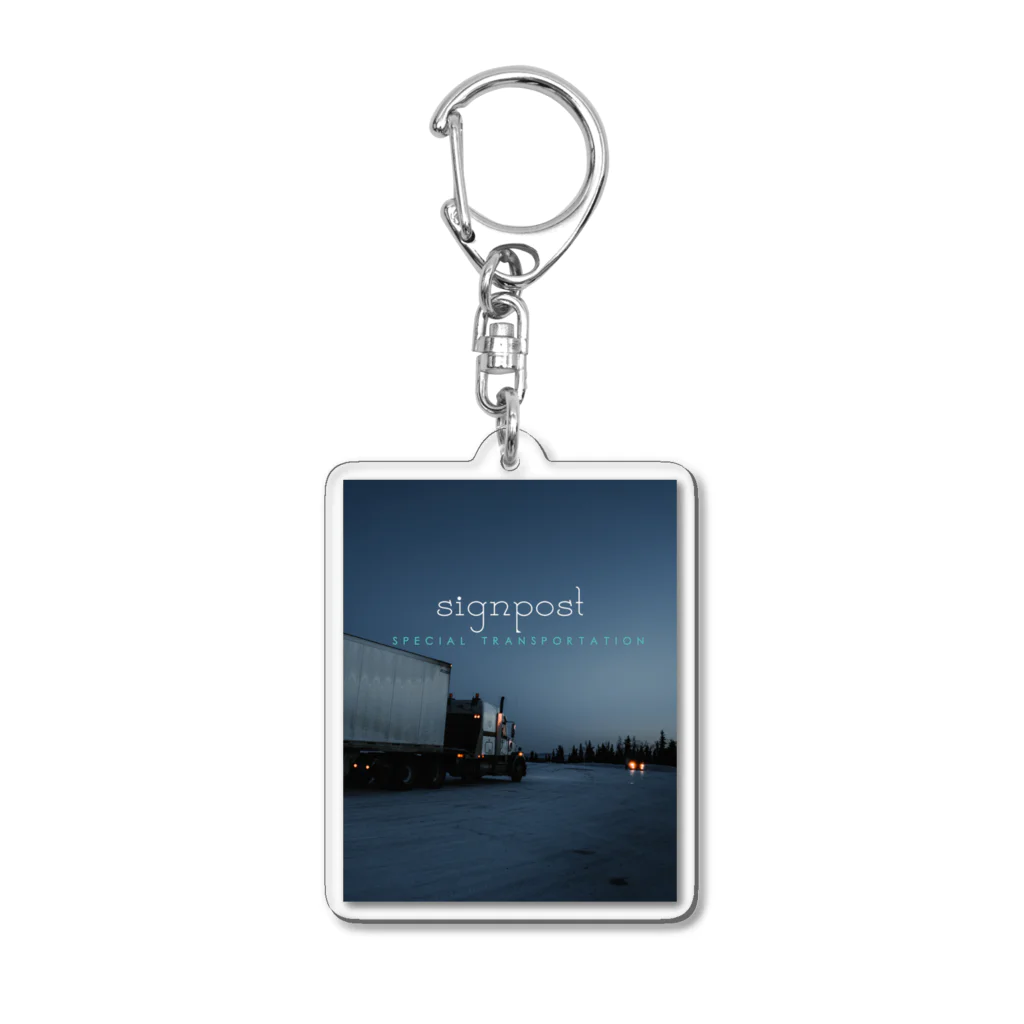 IGC groupのサインポスト Acrylic Key Chain