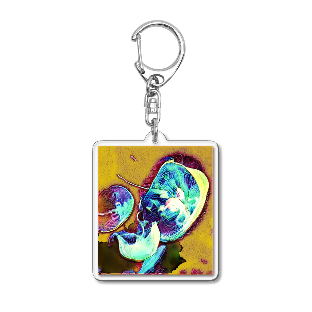 Anna’s galleryのPsyberpunk Jerry Fish Acrylic Key Chain