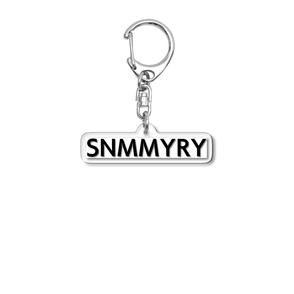 投資家スケーター a.k.a 誰も討たずに下剋上🏕のSNMMYRYボックスロゴ　パターンA Acrylic Key Chain